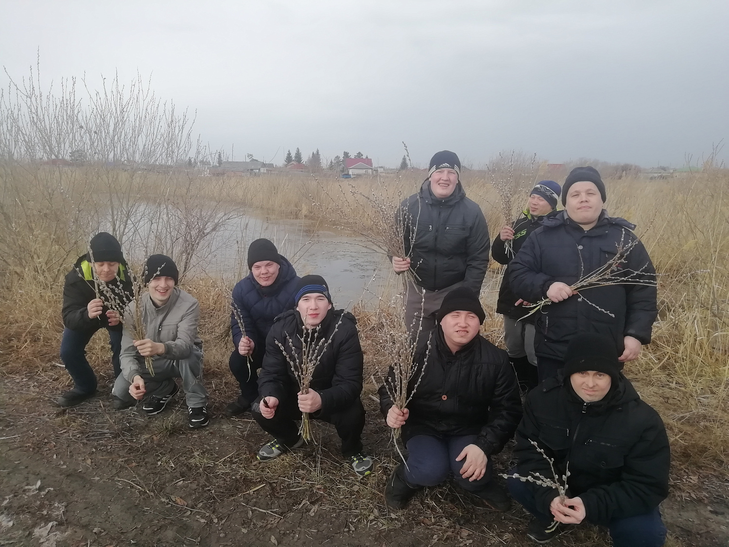 Поход за веточками вербы