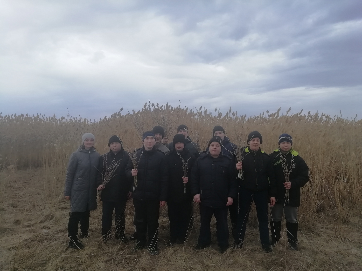 Поход за веточками вербы